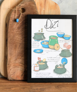 Dizi Framed Illustration